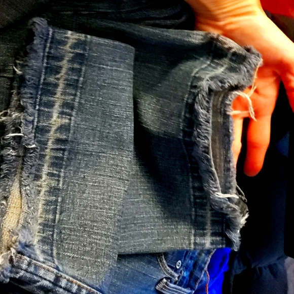 Levi Strauss juniors 7 medium wash low rise flare - Picture 9 of 9